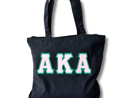 AKA canvass zippered tote bag Online