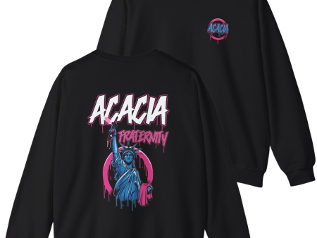 Acacia Graphic Crewneck Sweatshirt | Liberty Rebel For Cheap