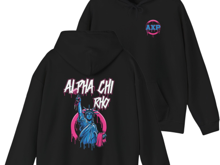 Alpha Chi Rho Graphic Hoodie | Liberty Rebel For Cheap