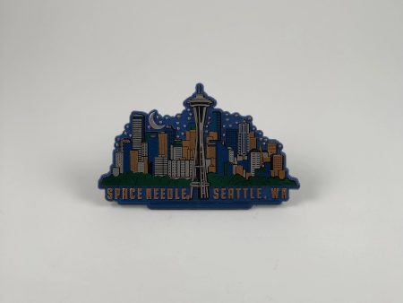 Night sky Seattle Skyline Magnet Online now