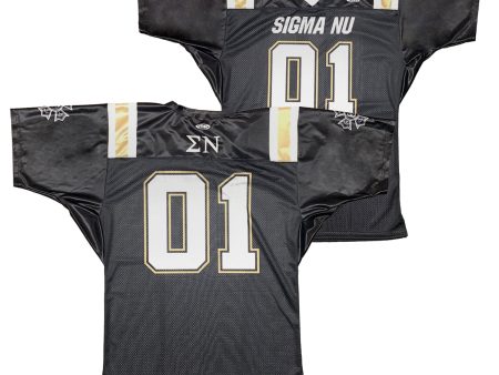 New! Sigma Nu Sublimated Football Jersey Online Hot Sale