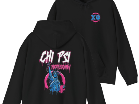 Chi Psi Graphic Hoodie | Liberty Rebel Fashion