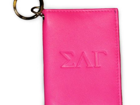 Sigma Lambda Gamma Leather Key Chain Wallet For Sale