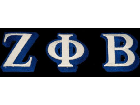 Zeta Phi Beta 3-D Greek Letter Patch Sale