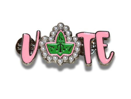 AKA Vote Pin Fashion