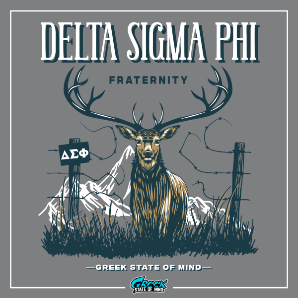 Delta Sigma Phi Graphic Hoodie | Big Buck on Sale