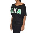 AKA Dolman Sleeve with Twill Letters on Sale