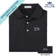 Sigma Nu Personalized Peter Millar Black Polo With Symbol Online now