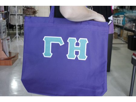 Gamma Eta Purple Tote Bag Sale