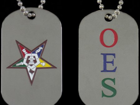 Order of the Eastern Star Double Sided Dogtag Online