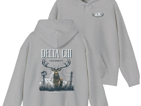 Delta Chi Graphic Hoodie | Big Buck Sale