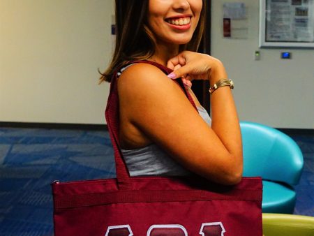 Lambda Theta Alpha Large Tote Hot on Sale