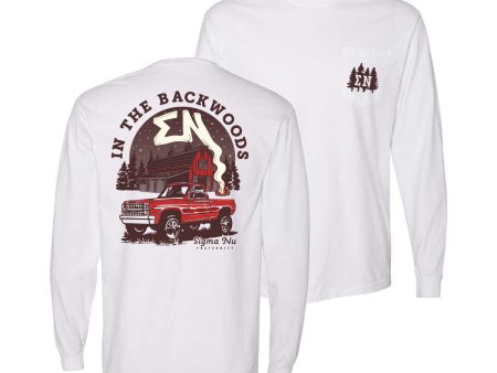 Sigma Nu Comfort Colors Country Roads Long Sleeve Tee Online Hot Sale