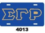 Sigma Gamma Rho License Plate For Cheap