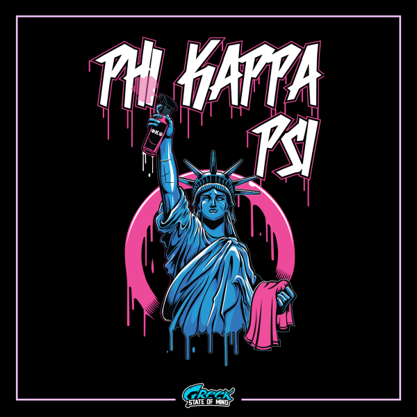 Phi Kappa Psi Graphic T-Shirt | Liberty Rebel Online Sale