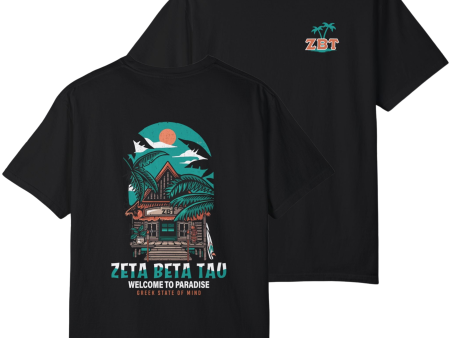 Zeta Beta Tau Graphic T-Shirt | Welcome To Paradise Supply