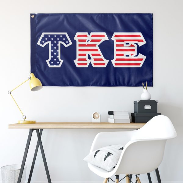 Tau Kappa Epsilon American Letter Flag For Discount