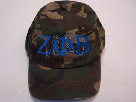 Zeta Phi Beta Adjustable Camo Hat Online Sale