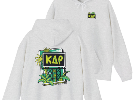 Kappa Delta Rho Graphic Hoodie | Tropical Billboard For Cheap