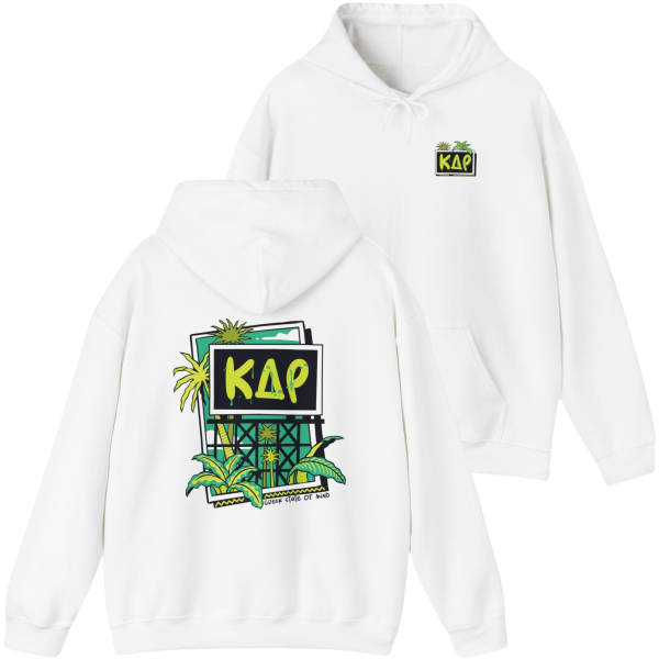 Kappa Delta Rho Graphic Hoodie | Tropical Billboard For Cheap