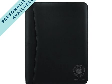 Sigma Nu Zippered Crest Padfolio For Discount