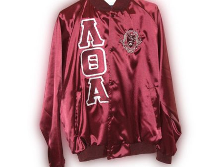 Lambda Theta Alpha Satin Jacket with Shield Online now