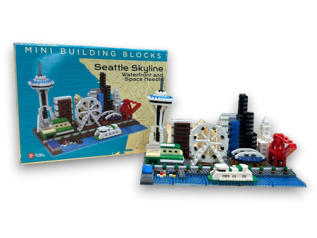 Seattle Waterfront Mini Building Blocks on Sale