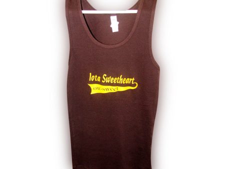 Iota Sweetheart Ow-Sweet Fitted Tank  - Discontinued on Sale