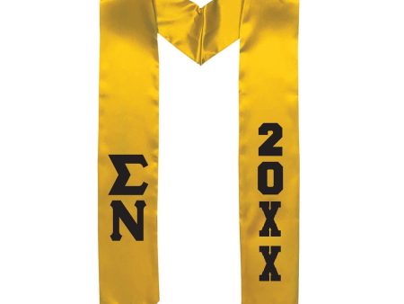 Sigma Nu Graduation Stole Supply