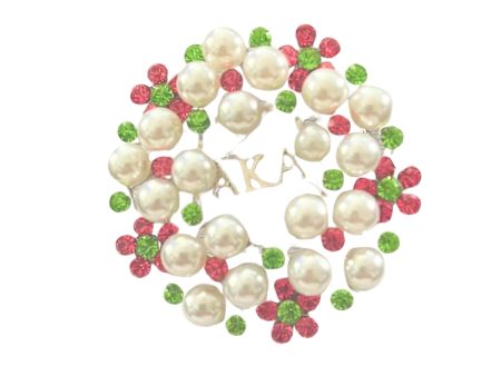 AKA Pearl Brooch Hot on Sale