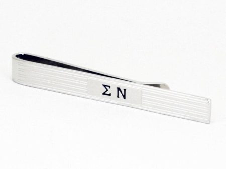 Sigma Nu Silver Tie Clip Bar Sale