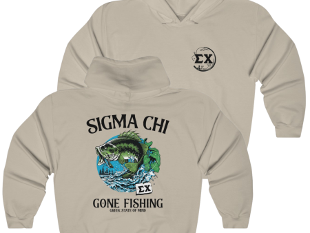 Sigma Chi Graphic Hoodie | Gone Fishing Sale