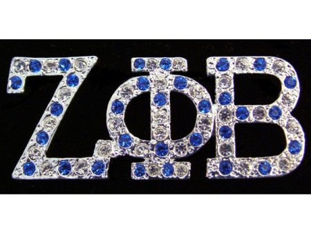 Zeta Phi Beta Austrian Crystal Pin 6 Cheap