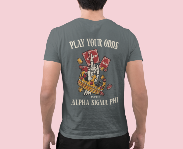 Alpha Sigma Phi Graphic T-Shirt | Play Your Odds For Discount