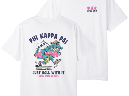 Phi Kappa Psi Graphic T-Shirt | Alligator Skater Sale