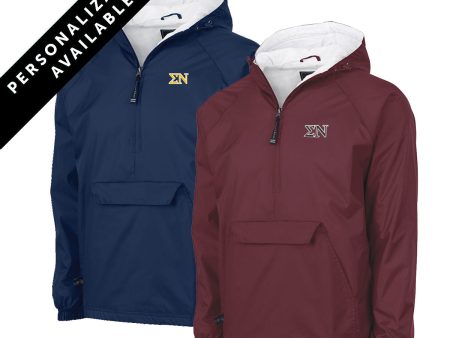 New! Sigma Nu Classic 1 4 Zip Rain Jacket Supply