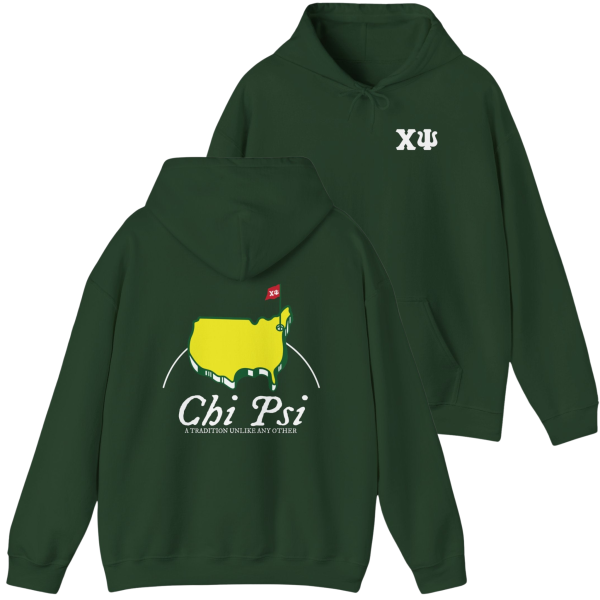 Chi Psi Graphic Hoodie | The Masters Online Hot Sale