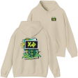 Chi Phi Graphic Hoodie | Tropical Billboard For Cheap