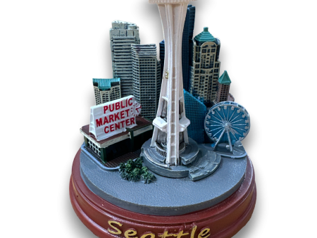 3.5  Resin Seattle Skyline Statue Cheap