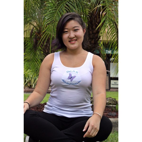 Theta Nu Xi Butterfly Tank Hot on Sale