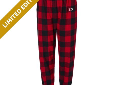 Sigma Nu Flannel Joggers Cheap