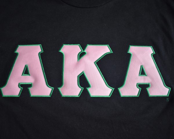 AKA L SLV T-shirt 3D letters For Discount