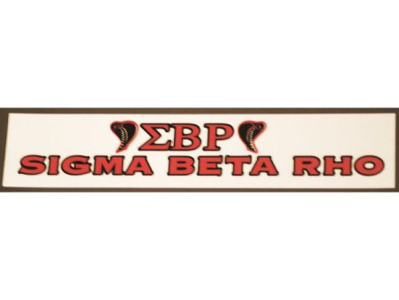 Sigma Beta Rho Bumper Sticker Decal - Discontinued Cheap