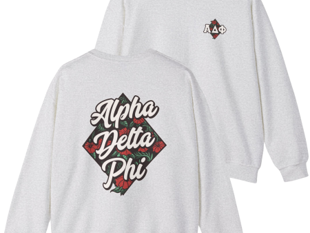 Alpha Delta Phi Graphic Crewneck Sweatshirt | Aloha Supply