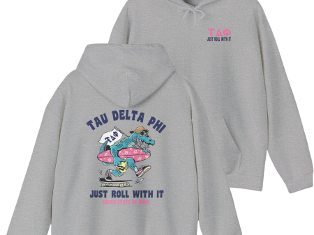 Tau Delta Phi Graphic Hoodie | Alligator Skater For Discount