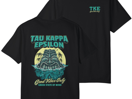 Tau Kappa Epsilon Graphic T-Shirt | Good Vibes Only on Sale