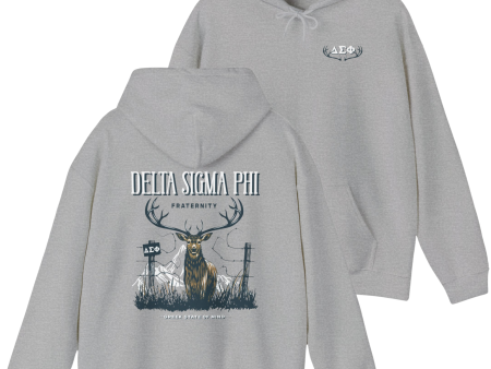 Delta Sigma Phi Graphic Hoodie | Big Buck on Sale