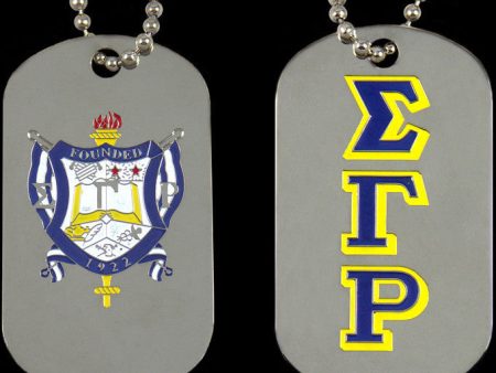 Sigma Gamma Rho Double Sided Dogtag Online