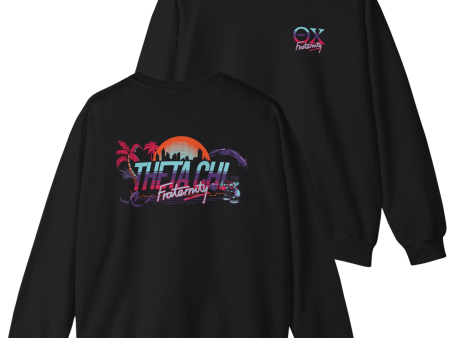 Theta Chi Graphic Crewneck Sweatshirt | Jump Street Discount