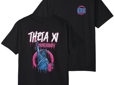 Theta Xi Graphic T-Shirt | Liberty Rebel Online